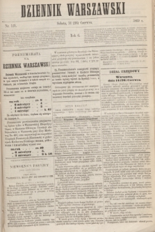 Dziennik Warszawski. R.6, nr 129 (26 czerwca 1869)
