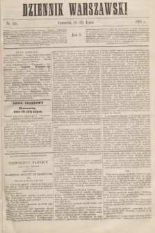 Dziennik Warszawski. R.6, nr 150 (22 lipca 1869)