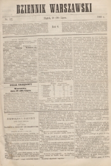 Dziennik Warszawski. R.6, nr 157 (30 lipca 1869)