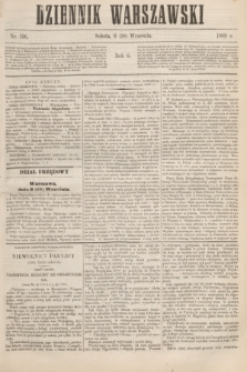 Dziennik Warszawski. R.6, nr 196 (18 września 1869)