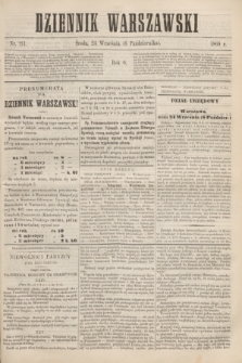 Dziennik Warszawski. R.6, nr 211 (6 października 1869)