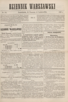 Dziennik Warszawski. R.6, nr 215 (11 października 1869)
