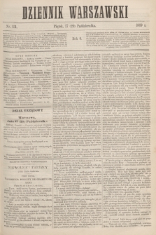 Dziennik Warszawski. R.6, nr 231 (29 października 1869) + dod.