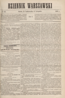 Dziennik Warszawski. R.6, nr 237 (6 listopada 1869)