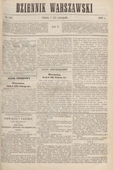 Dziennik Warszawski. R.6, nr 243 (13 listopada 1869)