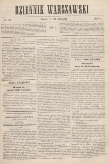 Dziennik Warszawski. R.6, nr 251 (23 listopada 1869)
