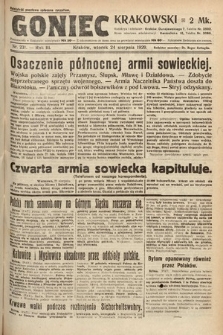 Goniec Krakowski. 1920, nr 231