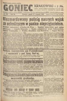 Goniec Krakowski. 1920, nr 234