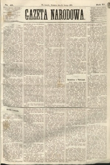 Gazeta Narodowa. 1872, nr 40