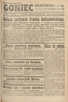 Goniec Krakowski. 1920, nr 235