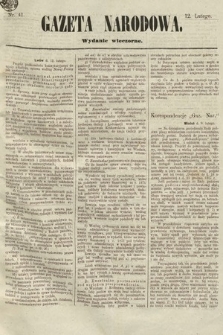Gazeta Narodowa (wydanie wieczorne). 1872, nr 41