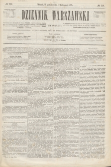 Dziennik Warszawski. R.12, № 220 (2 listopada 1875)