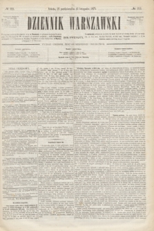 Dziennik Warszawski. R.12, № 223 (6 listopada 1875)