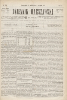 Dziennik Warszawski. R.12, № 224 (8 listopada 1875)