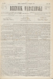 Dziennik Warszawski. R.12, № 228 (12 listopada 1875)