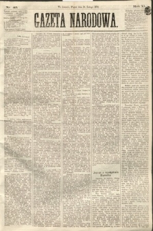 Gazeta Narodowa. 1872, nr 45