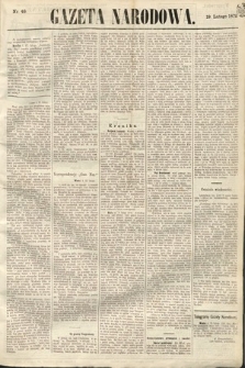 Gazeta Narodowa. 1872, nr 48