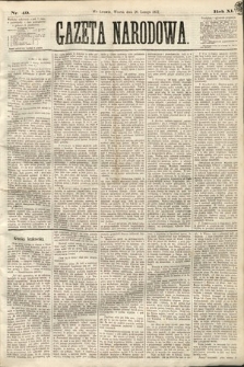 Gazeta Narodowa. 1872, nr 49