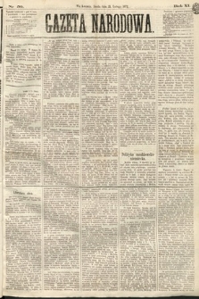 Gazeta Narodowa. 1872, nr 50