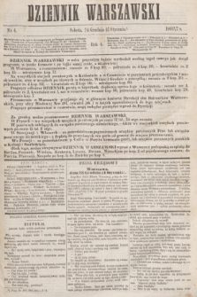 Dziennik Warszawski. R.4, nr 4 (5 stycznia 1867)