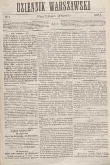 Dziennik Warszawski. R.4, nr 9 (12 stycznia 1867)