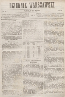 Dziennik Warszawski. R.4, nr 16 (20 stycznia 1867) + dod.