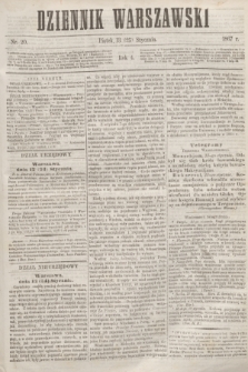Dziennik Warszawski. R.4, nr 20 (25 stycznia 1867)