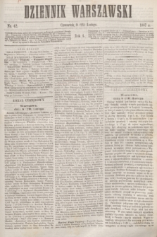 Dziennik Warszawski. R.4, nr 42 (21 lutego 1867)