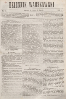 Dziennik Warszawski. R.4, nr 51 (3 marca 1867)