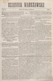 Dziennik Warszawski. R.4, nr 56 (9 marca 1867) + dod.