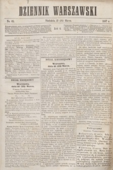 Dziennik Warszawski. R.4, nr 68 (24 marca 1867)