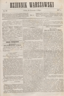 Dziennik Warszawski. R.4, nr 98 (4 maja 1867)