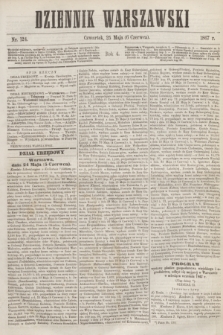 Dziennik Warszawski. R.4, nr 124 (6 czerwca 1867)