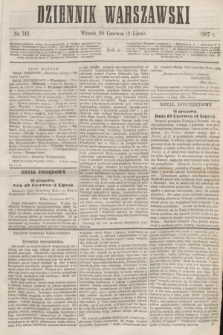 Dziennik Warszawski. R.4, nr 142 (2 lipca 1867)