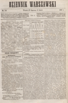 Dziennik Warszawski. R.4, nr 148 (9 lipca 1867)