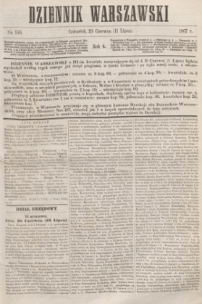 Dziennik Warszawski. R.4, nr 150 (11 lipca 1867)