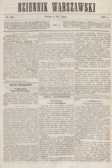 Dziennik Warszawski. R.4, nr 158 (20 lipca 1867)