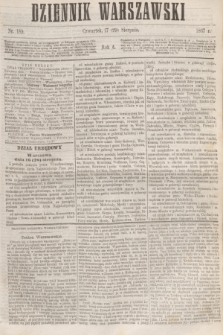 Dziennik Warszawski. R.4, nr 189 (29 sierpnia 1867)