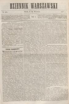 Dziennik Warszawski. R.4, nr 201 (14 września 1867)