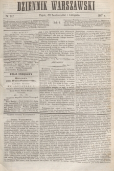 Dziennik Warszawski. R.4, nr 242 (1 listopada 1867)
