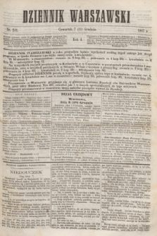 Dziennik Warszawski. R.4, nr 281 (19 grudnia 1867) + dod.