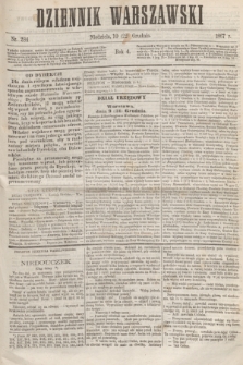 Dziennik Warszawski. R.4, nr 284 (22 grudnia 1867)