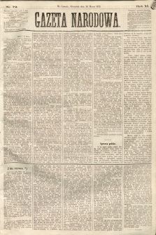 Gazeta Narodowa. 1872, nr 72
