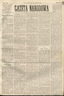 Gazeta Narodowa. 1872, nr 74