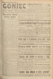Goniec Krakowski. 1920, nr 265