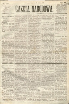 Gazeta Narodowa. 1872, nr 100