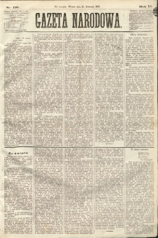 Gazeta Narodowa. 1872, nr 110