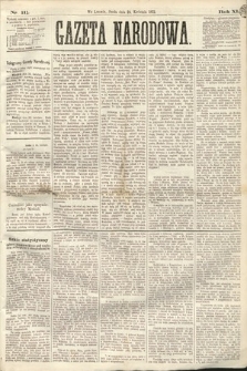 Gazeta Narodowa. 1872, nr 111
