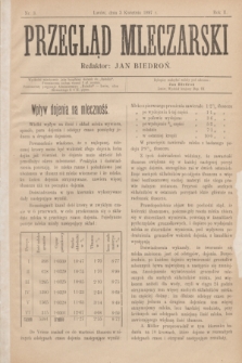 Przegląd Mleczarski. R.2, nr 3 (3 kwietnia 1897)