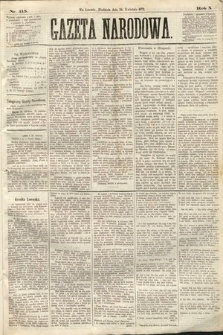 Gazeta Narodowa. 1872, nr 115